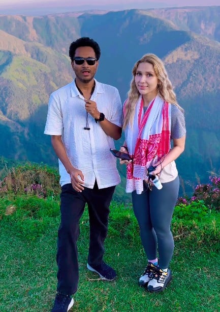 Kristina Kumar during a trip to Assam