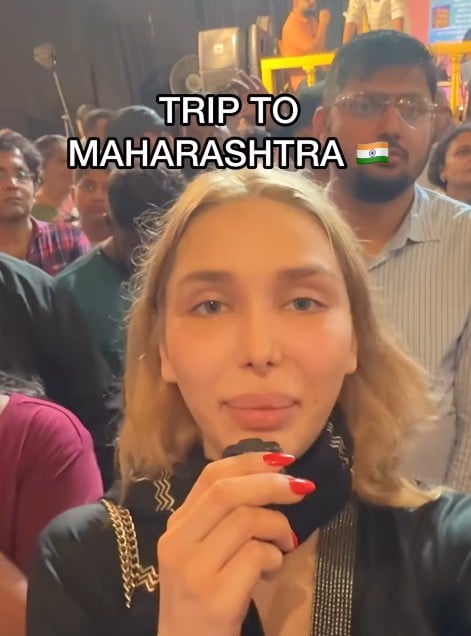 Kristina Kumar while sharing her experience in Maharashtra