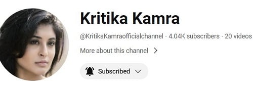 Kritika Kamra