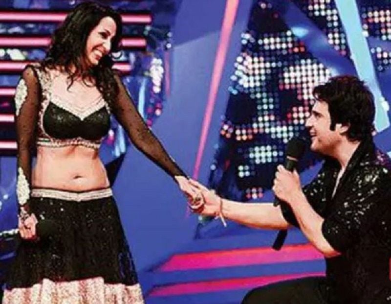 Krushna Abhishek Proposing Kashmera on the Sets of Nach Baliye