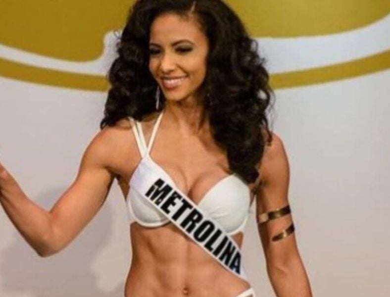 Kryst representing Metrolina area in Miss North Carolina pageant