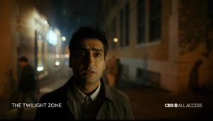 Kumail Nanjiani in his TV show The Twilight Zone