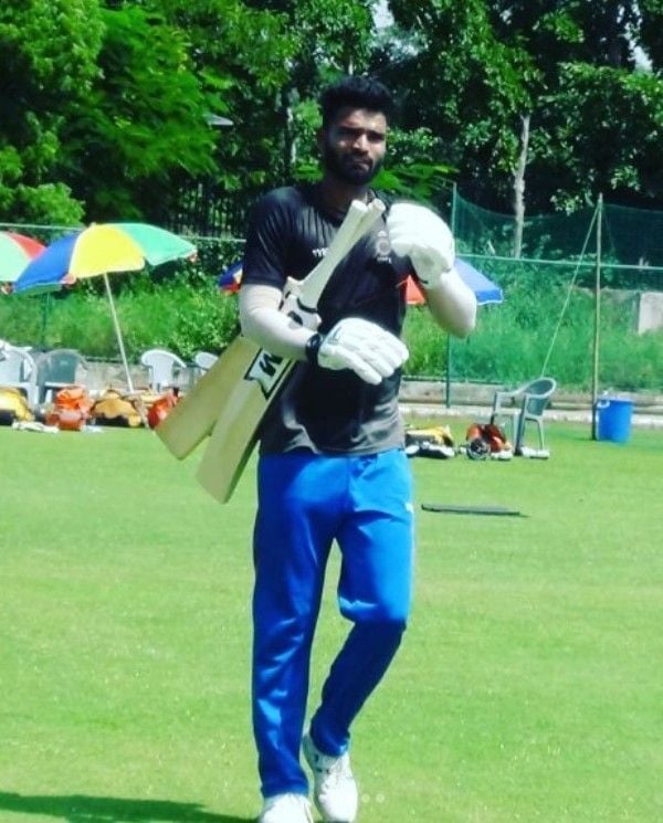 Kumar Kartikeya during the Ranji Trophy
