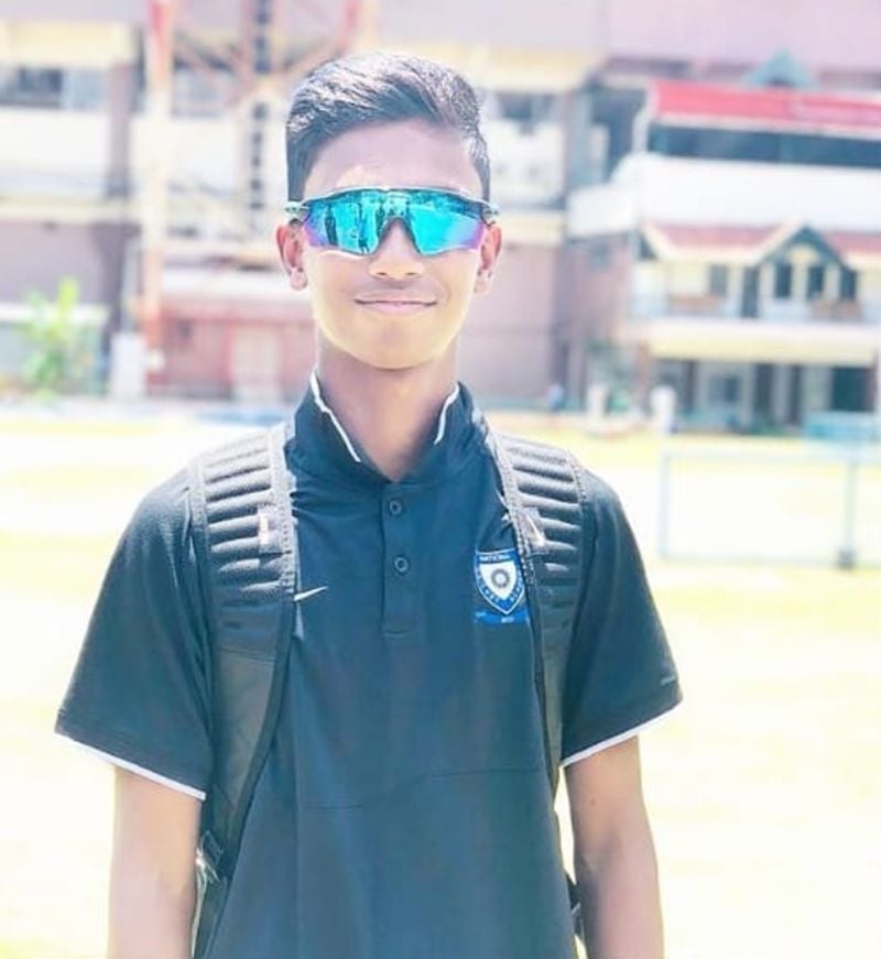 Kumar Kushagra in his teenage