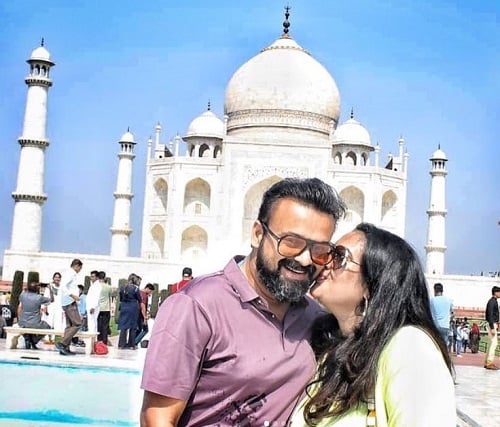 Kunchacko Boban during his vacation