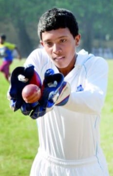 Kusal Mendis during his early teenage years