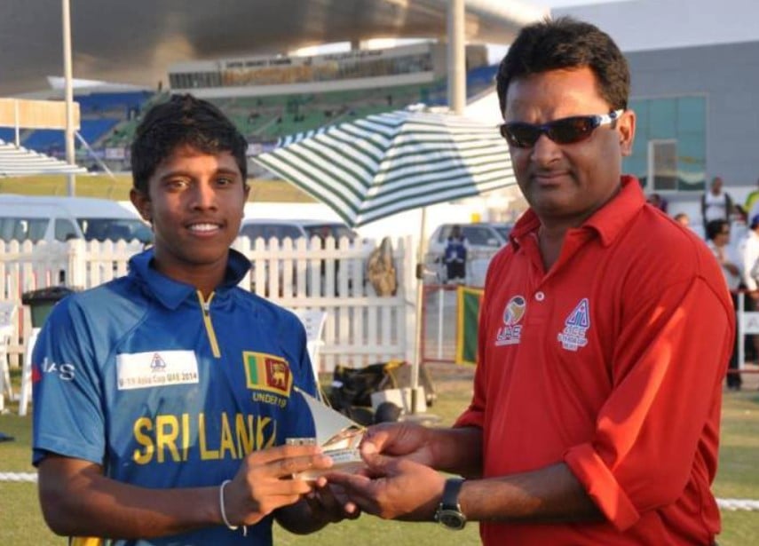 Kusal Mendis during the 2006 Under-19 World Cup