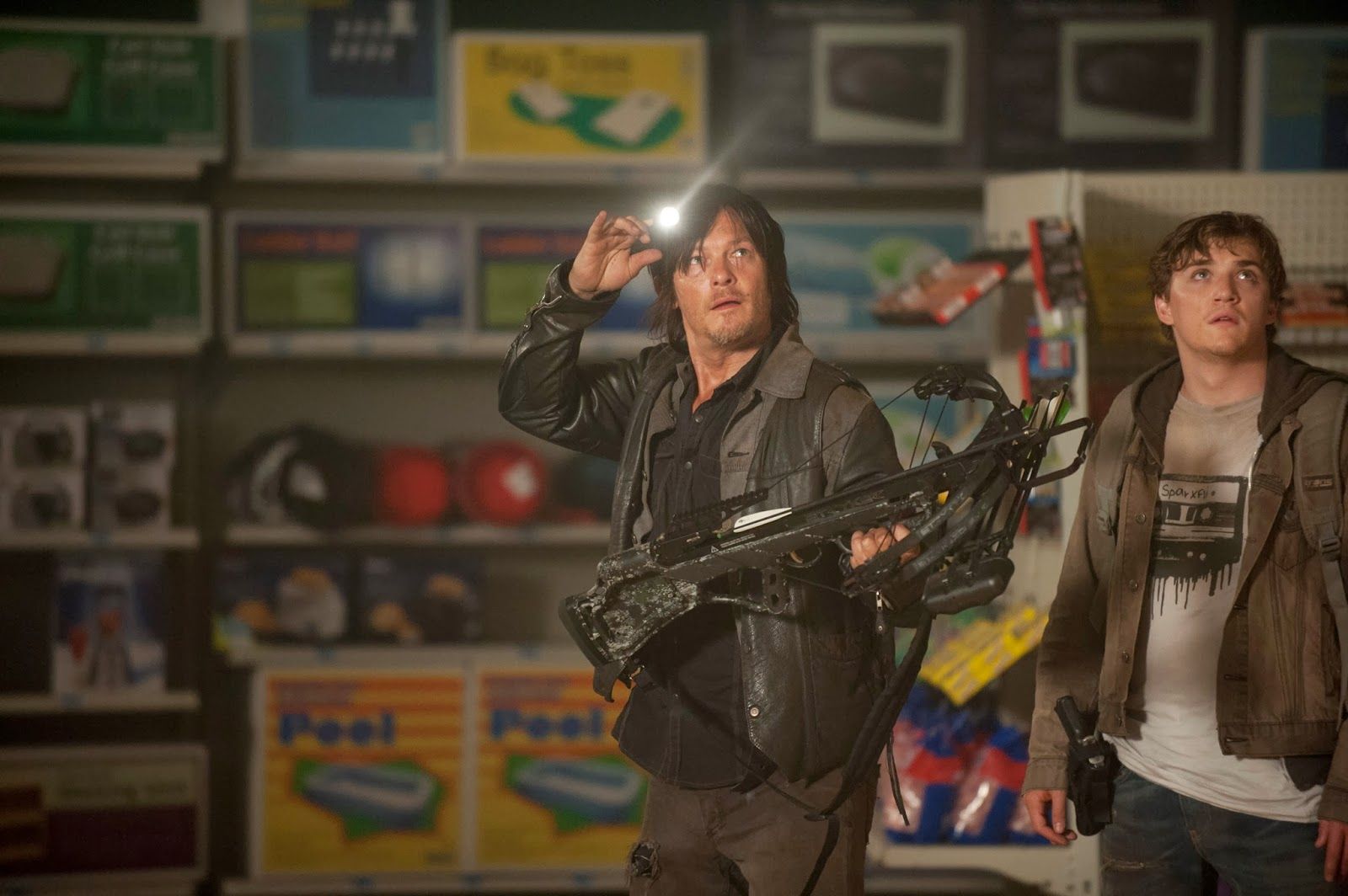 Kyle Gallner in still from the television series The Walking Dead 