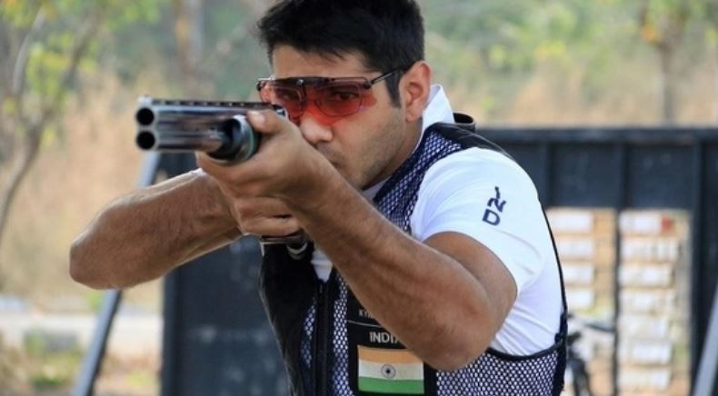 A picture of Kynan playing at the ISSF World Cup in 2016