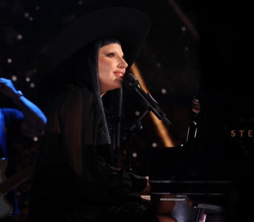 Lady Gaga performed at the FireAid Benefit Concert