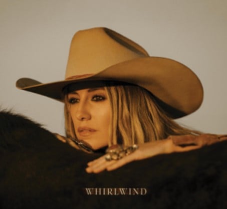 Lainey Wilson on the poster of the song Whirlwind