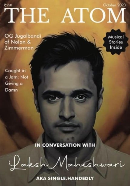 Laksh Maheshwari on the cover of The Atom Magazine