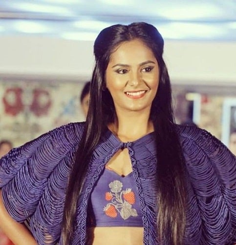 Lakshmi Priyaa Chandramouli in her first ramp show
