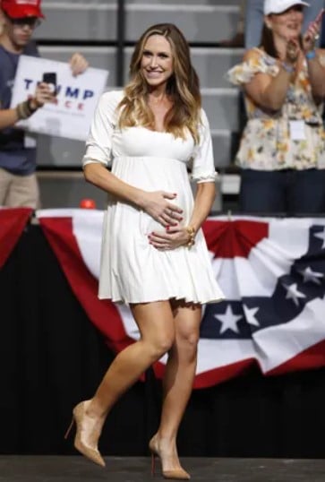 Lara Trump during her first pregnancy