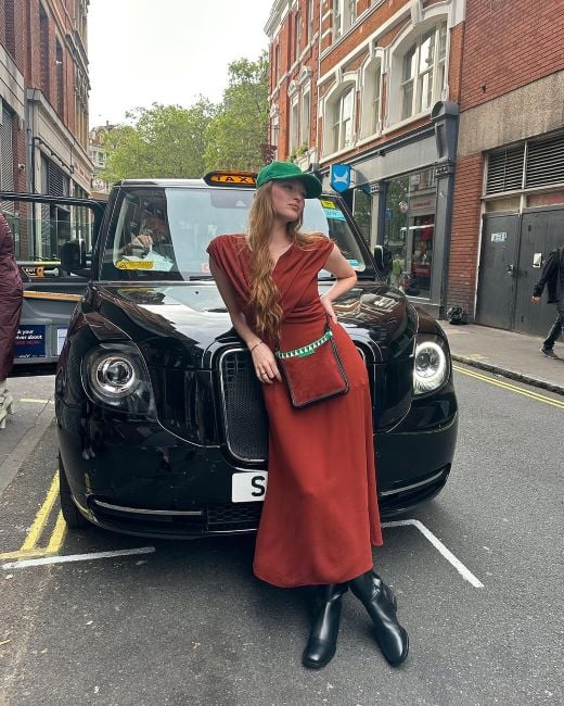 Larsen Thompson during her trip to the United Kingdom