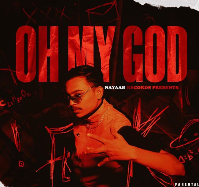 Lash Curry on the poster of his Hindi rap song titled 