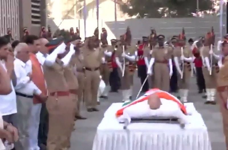Last rites of Manohar Joshi