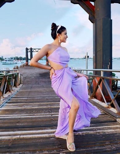 Lavanya Tripathi during her vacation