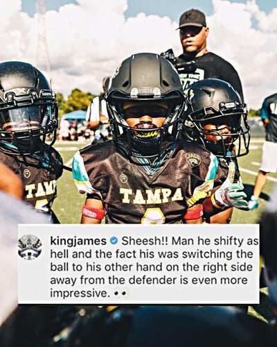 LeBron James comment on Rudolph