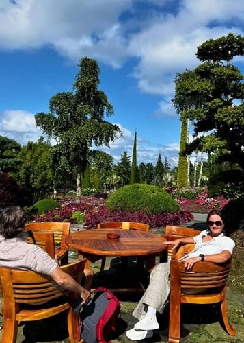 Lea Irene Larssen during her vacation