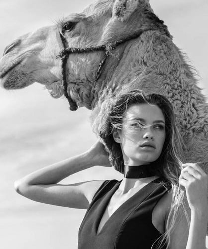 Lea Irene Larssen in a photoshoot