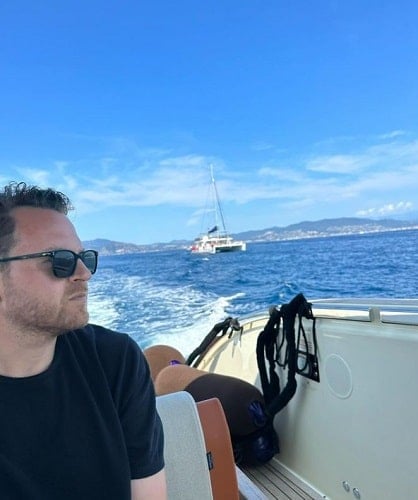 Ledion Liço during his vacation