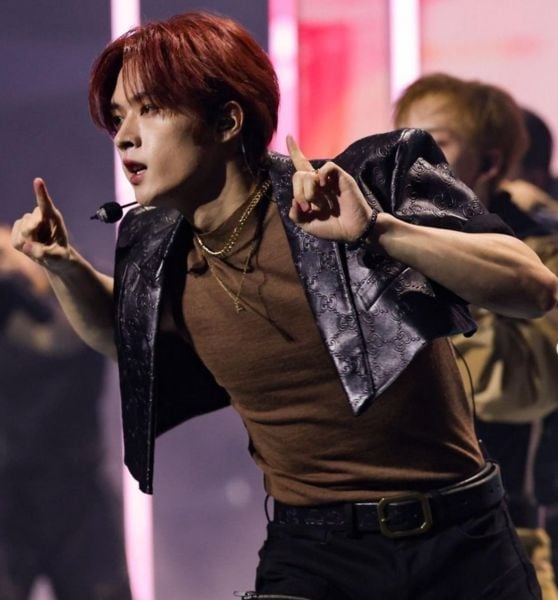 Lee Know during one of the live performances