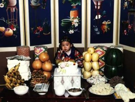 Lee Min-ho as a child