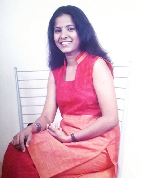 Leena Manimekalai in her teenage