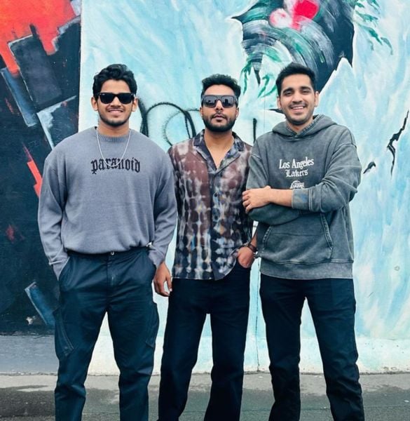 (Left to right) Deepak Chauhan, Piyush Gujjar, Shubham Gandhi