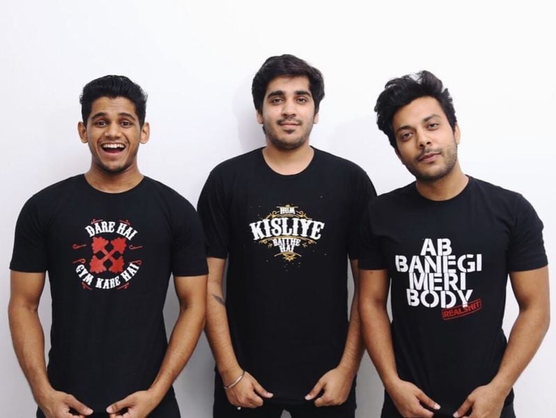 (Left to right) Deepak Chauhan, Shubham Gandhi, and Piyush Gujjar