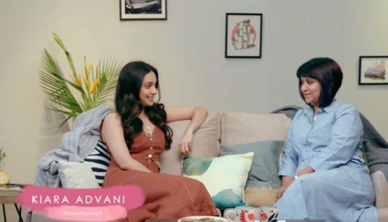 Lekha Gupta on her talk show with Kiara Advani