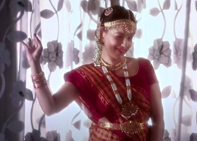 Lekha Washington in a still from the film 