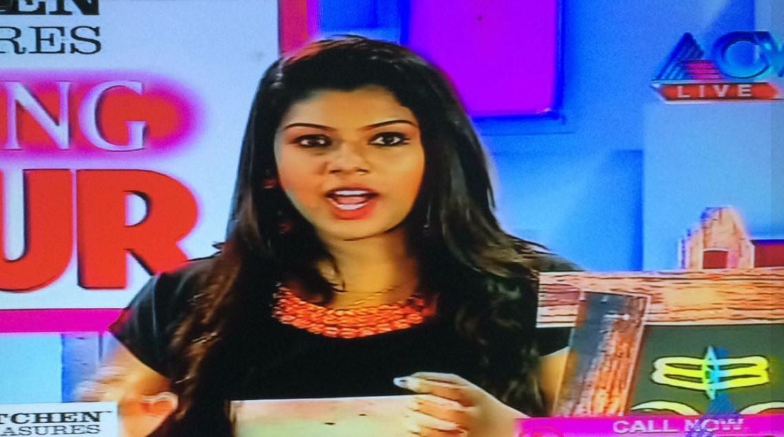 Lekshmi Jayan as an anchor