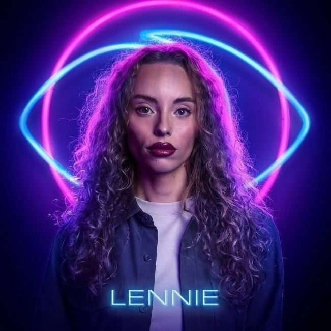 Lennie Blockmans on a poster of the TV show, Big Brother Belgium & Netherlands 5