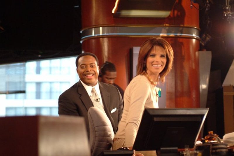 Leon Harris and Daryn Kagan