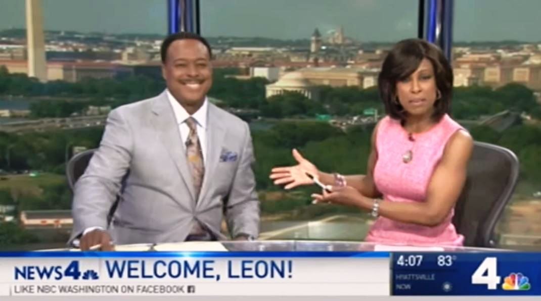 Leon Harris on his first day anchoring News 4 at 4 for NBC