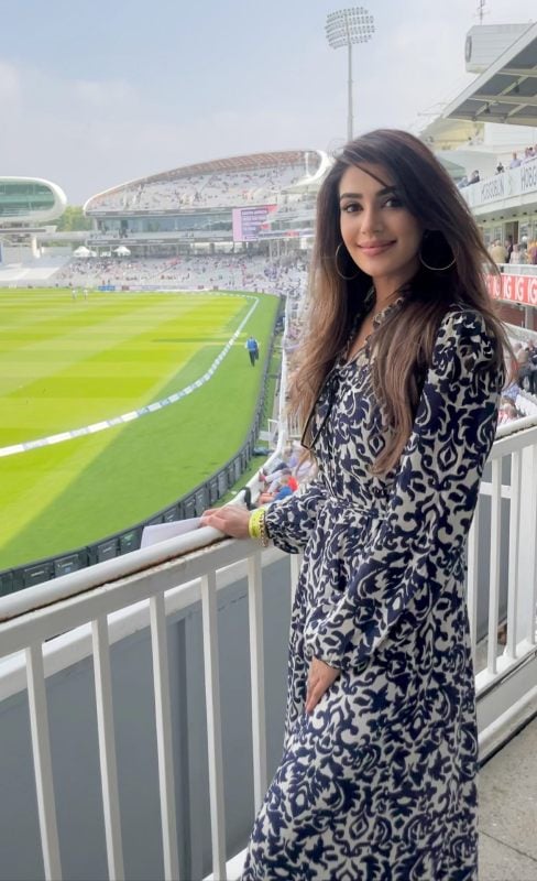 Lerisha Munsamy at a cricket ground
