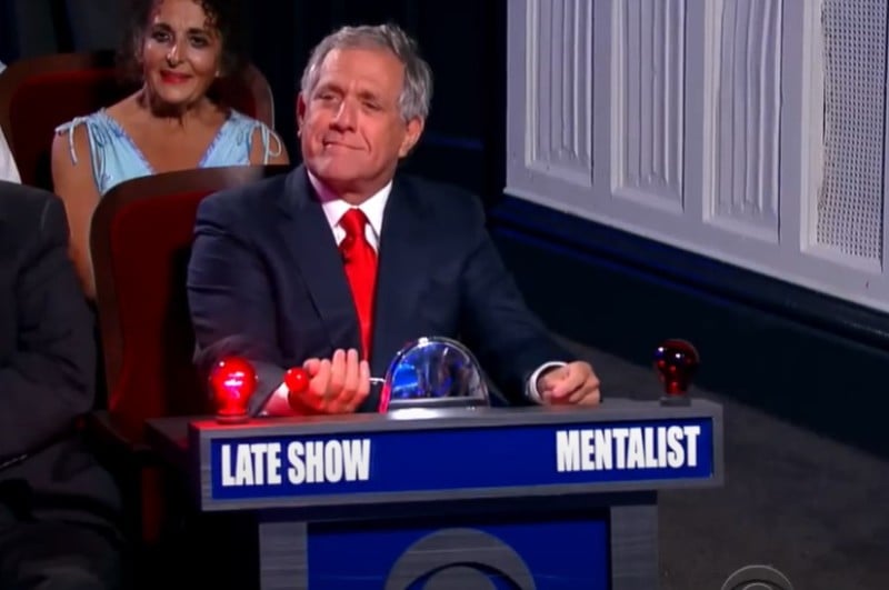 Les Moonves in a still from The Late Show with Stephen Colbert (2015)