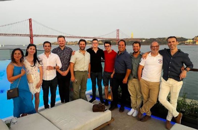 Liam Gerada with Krepling team members