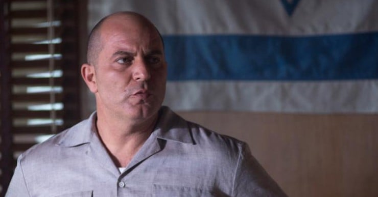 Lior Raz in a still from the film Operation Finale