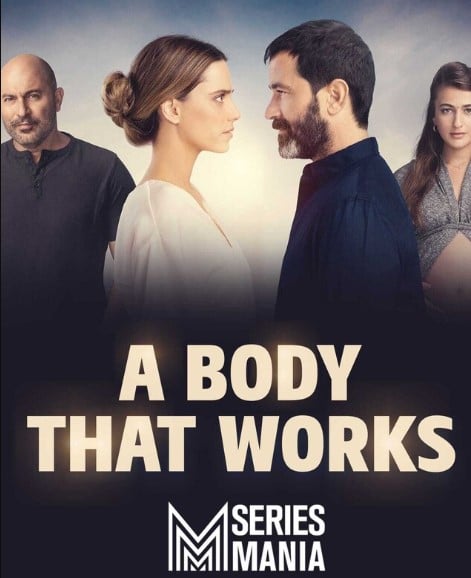 Lior Raz on the poster of the television series A Body That Works