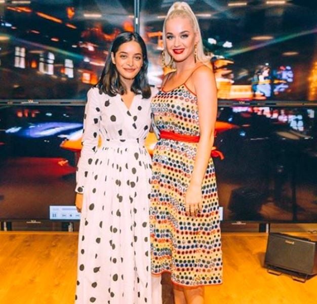 Lisa Mishra with Katy Perry