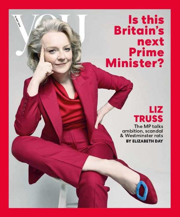 Liz on the coverpage of YOU magazine