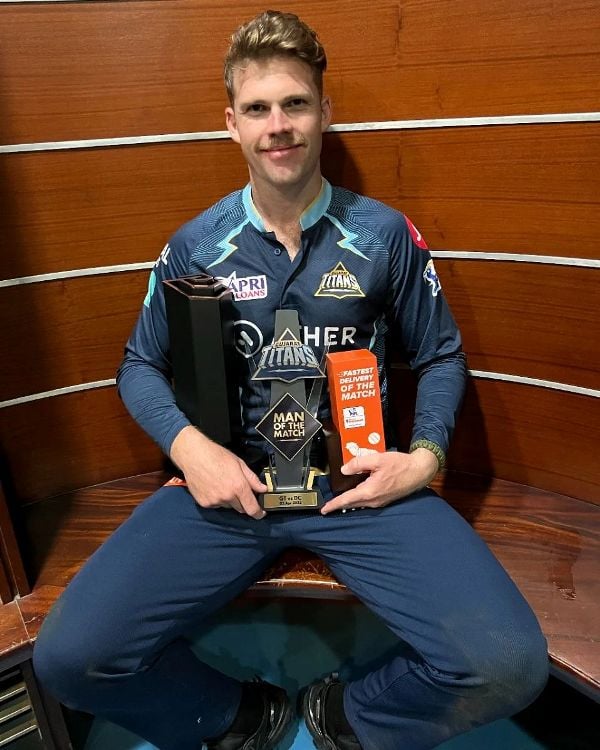 Lockie Ferguson after a match for Gujarat Titans