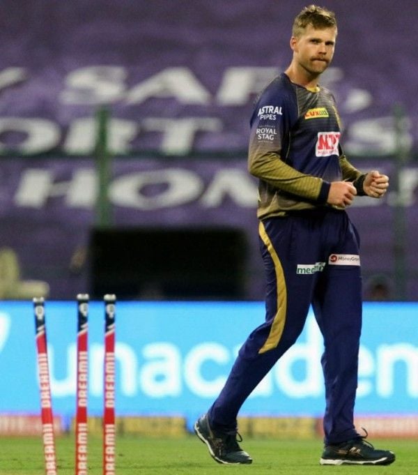 Lockie Ferguson playing for Kolkata Knight Riders (KKR)