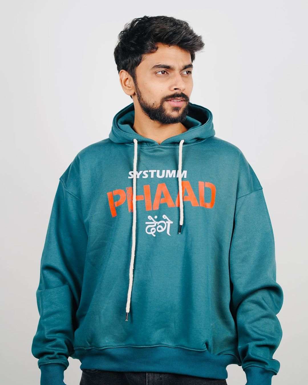 Love Kataria promoting his clothing brand, Systumm Clothing