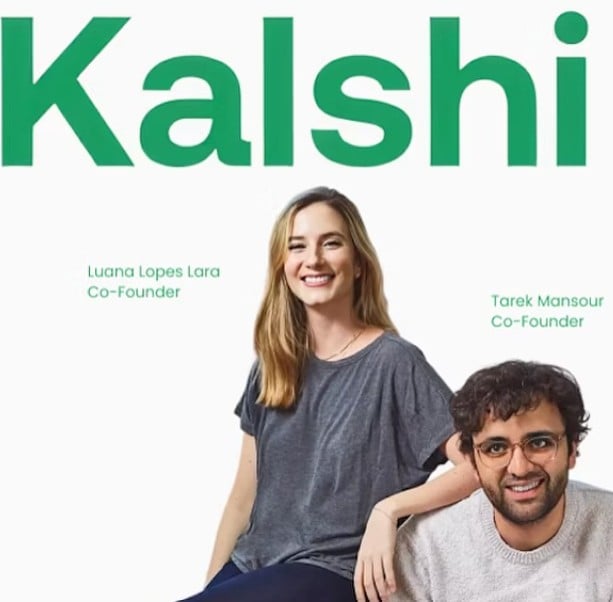 Luana Lopes Lara with Tarek Mansour