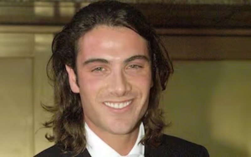 Luca Calvani in a still from the Italian TV show titled 