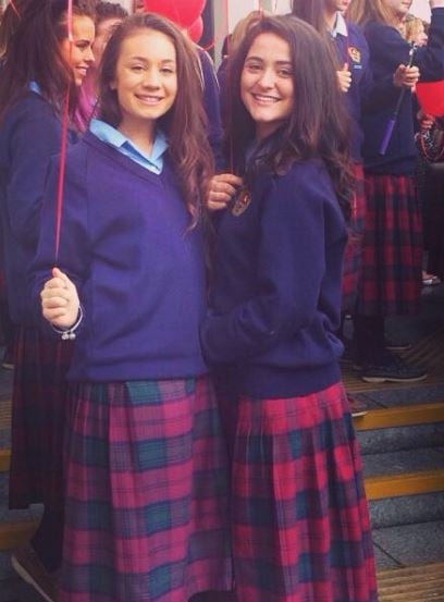 Lyra Valkyria (right) during her teenage years